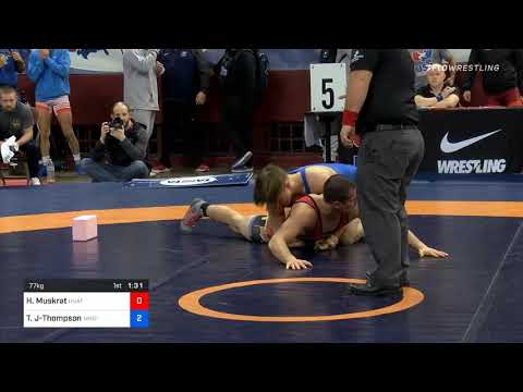 77 Kg Prelims Hunter Muskrat Unattached Vs Timothy Johnson Thompson NMU OTS