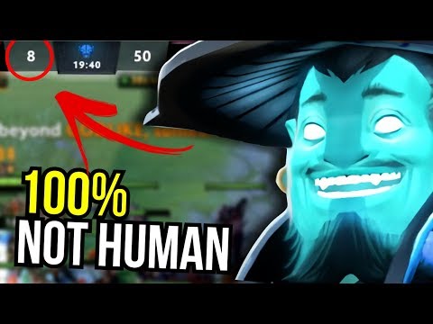 100% NOT HUMAN - Ahjit Storm Spirit Enemy 8 Kill Only 7.07 | Dota 2