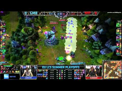 Gambit vs Ninjas In Pyjamas (LCS 2013 EU Quarterfinals Game 1)
