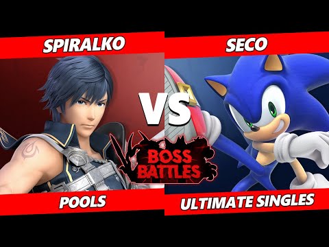 Boss Battles: Phase 1 - SpiralKO (Chrom) Vs. Seco (Sonic) SSBU Ultimate Tournament