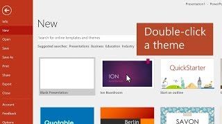How to create a presentation in PowerPoint