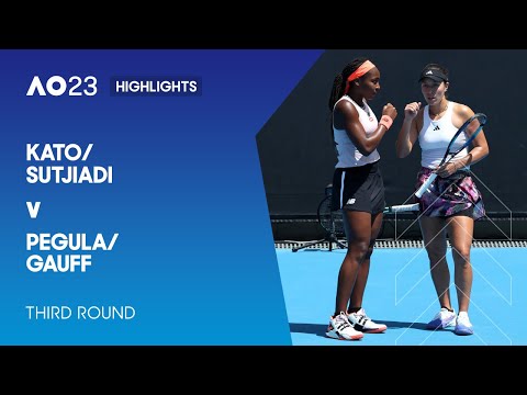 Kato/Sutjiadi v Pegula/Gauff Highlights | Australian Open 2023 Third Round