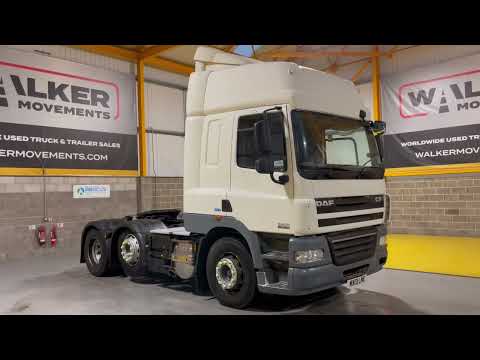 New In Stocklist For Sale: DAF CF85 460 EURO 5, 6X2 SPACE CAB TRACTOR UNIT – 2013 – MX13 LME