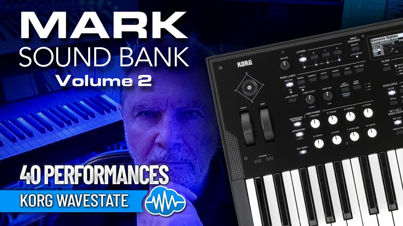 MSD020 - Mark Sound Bank V1+V2 - Korg Wavestate ( 70 performances ) - Video Preview 2
