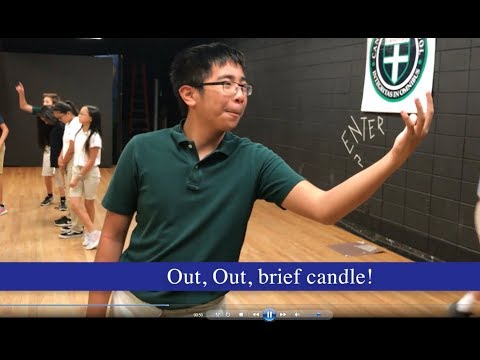 Shakespeare and Performance Class at Canterbury School