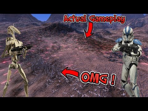 UEBS - Star Wars - Epic 501st Legion vs  HUGE Droid army ! UEBS Gameplay with Mods !