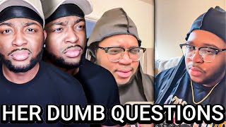 Only women ask dumb questions like this (reacting)