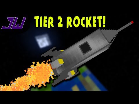JaWoodle - TIER 2 ROCKET From a TIER 2 DUNGEON! | Minecraft Galacticraft Mod | Episode 13