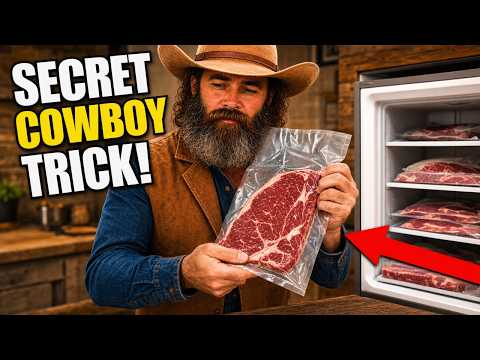 Keep Steak Fresh for a Whole Month Using This Cowboy Secret!