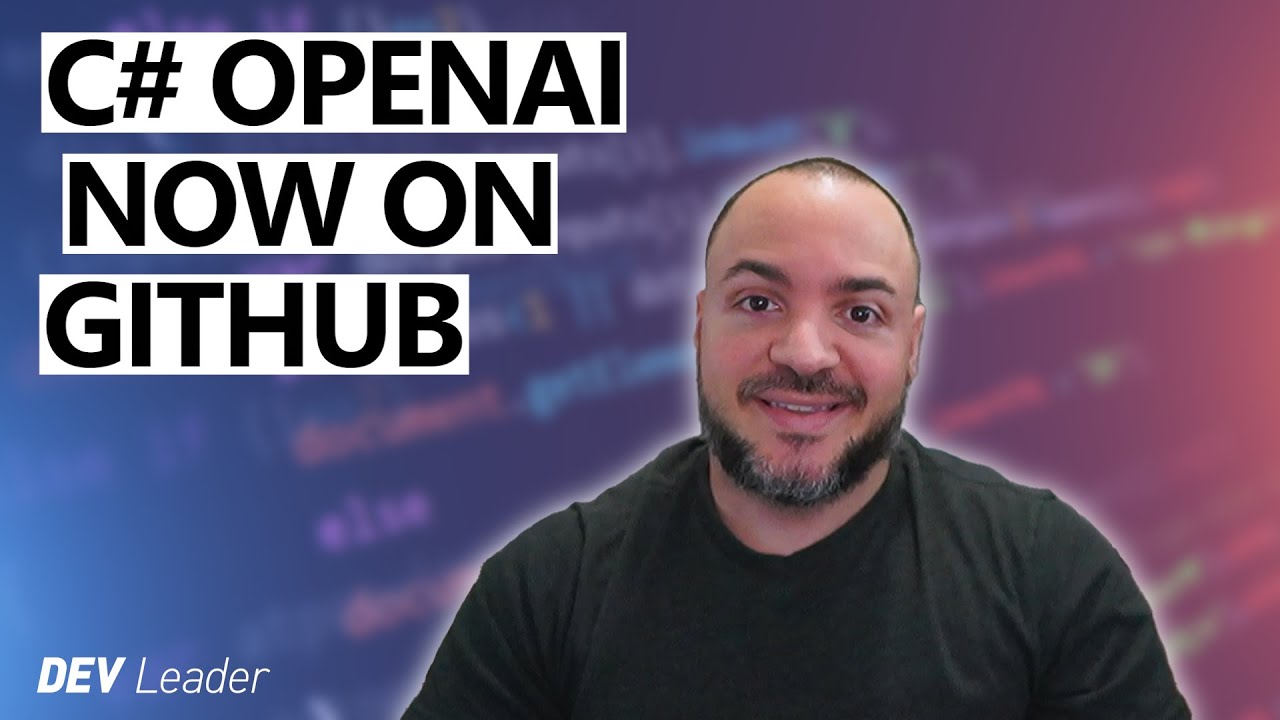 OpenAI .NET C# Web API Available on GitHub