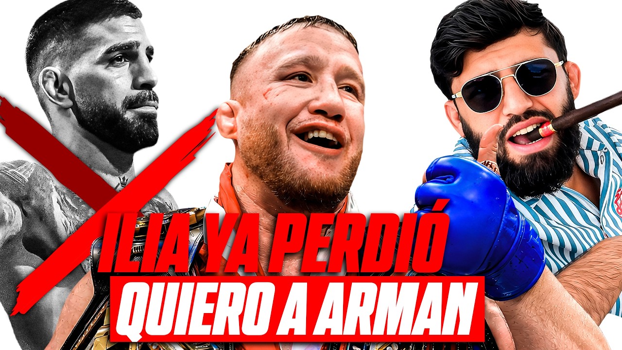 Justin Gaethje VUELVE a DESPRECIAR a ILIA TOPURIA