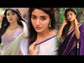 Mirna Menon Hot Traditional Saree Fashion Photoshoot South Indian Models Saree Vertical Video