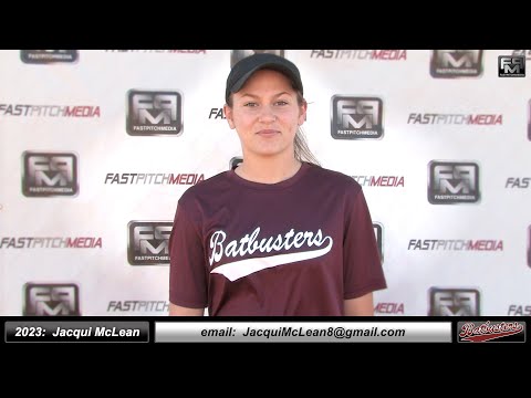 2023 Jacqui McLean 4.0 GPA - Shortstop Softball Skills Video - Batbusters 18u Spingola
