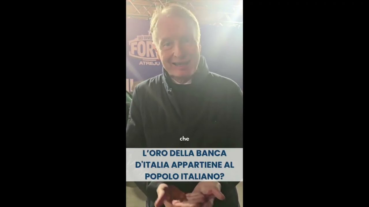 MALAN: "L'ORO DELLA BANCA D'ITALIA È IL FRUTTO DEL DURO LAVORO DEGLI ITALIANI"