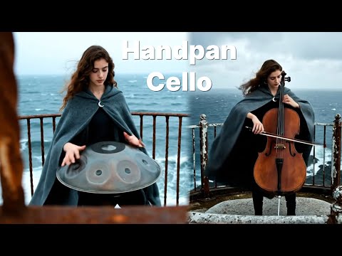 🌊 Deep Cello & Handpan Music | Solitude at the Stormy Lighthouse (1-Hour)