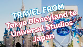 How to Travel from Tokyo Disneyland to Universal Studios Japan | JR Rail Pass & Bullet Train