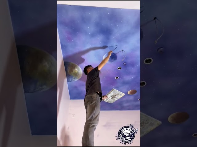 Vídeo relacionado con Murales de pared de tamaño personalizado, galaxia del espacio profundo, nebulosa celestial, astronomía, arte moderno y contemporáneo, autoadhesivo, tela de pared, papel tapiz grande extraíble para