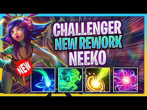 KOREAN CHALLENGER TRIES NEEKO NEW REWORK! Korean Challenger Plays Neeko Jungle vs Ekko!  Season 2023
