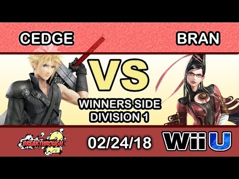 Breakthrough 2 - eM | Cedge (Cloud) Vs. Bran (Bayonetta) Round Robin Pools - Smash 4