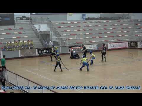 20230428 COMPAÑIA DE MARIA-CP MIERES SECTOR INFANTIL 13 GOL DE JAIME IGLESIAS CARRACEDO