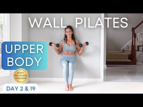 Wall Pilates Challenge- Upper Body- Day 2 & 19 Wall Pilates Workout