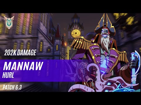 202K DAMAGE MANNAW DREDGE PALADINS COMPETITIVE (PATCH 6.3) HURL