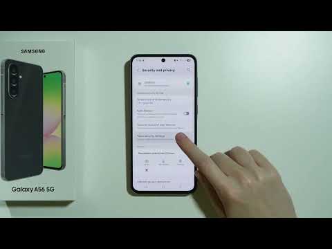 Samsung Galaxy A56 5G: How to Clear Credentials