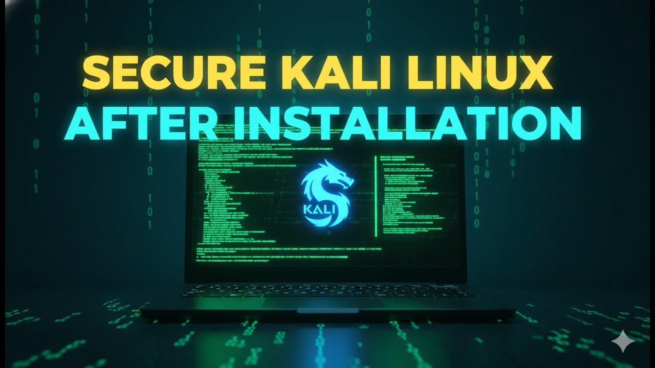 Things to Do After Installing Kali Linux | Secure Setup & Hardening | Kali Post-Install Guide