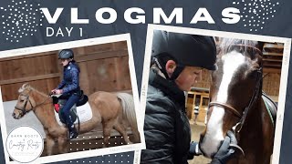 CONQUERING HORSE FEARS | VLOGMAS 2022 (DAY 1)