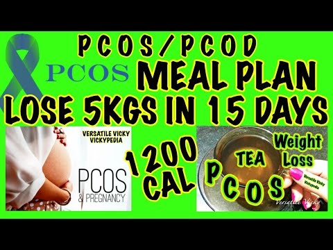 PCOS/PCOD Weight Loss Diet Plan | PCOS Meal Plan Hindi | Lose Weight Fast - 5Kg