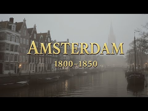 Amsterdam  1800–1850  (AI Reconstruction) Before the Canals Disappeared