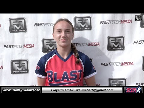2024 Hailey Wallweber 4.0 GPA - Athletic Third Base & Shortstop Softball Skills Video - Norcal Blast