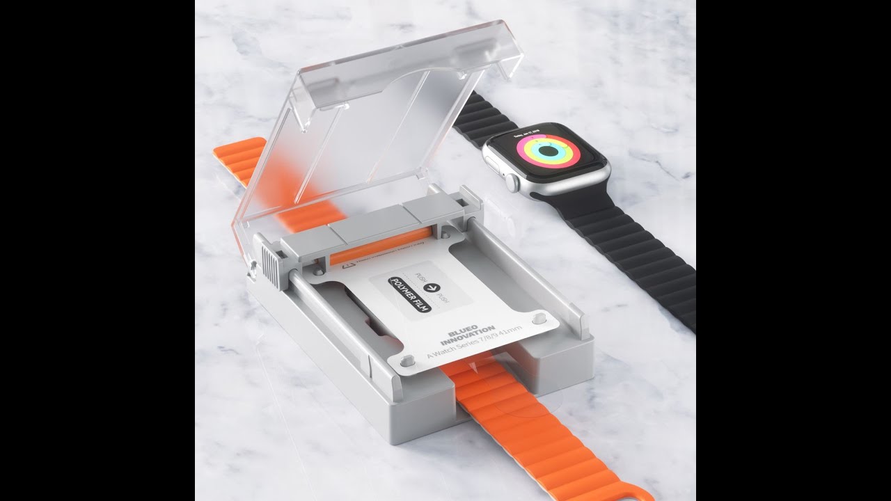 Полимерная 3D пленка Blueo High-Molecule для Apple Watch 7/8/9 45mm (+ аппликатор)