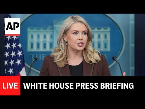 LIVE: White House press briefing with Karoline Leavitt
