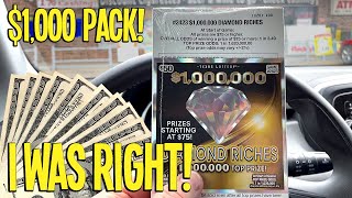 I spent $1,000 on a Full Pack of $50 LOTTERY TICKETS!!