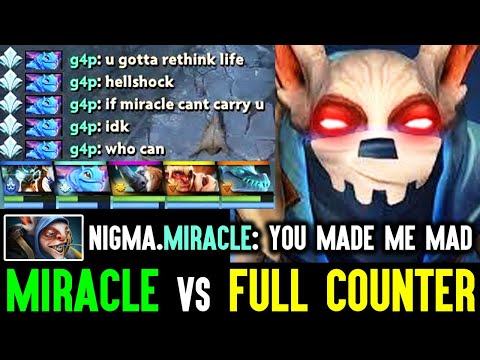 They Pick 5 Counter For Miracle Meepo And Said He Cant Carry - Miracle Rage And God Mode Dota 2