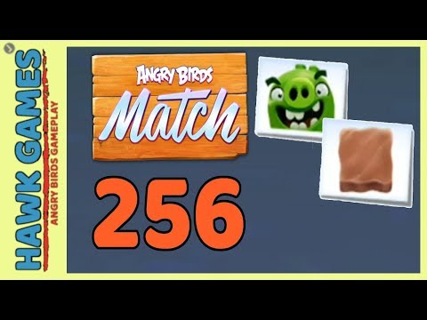 Angry Birds Match ⭐ Level 256 Super hard - Walkthrough, No Boosters