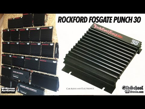 1989 Rockford Fosgate Punch 30 aka Peanut Amp Dyno Test - Williston Audio Labs Extra