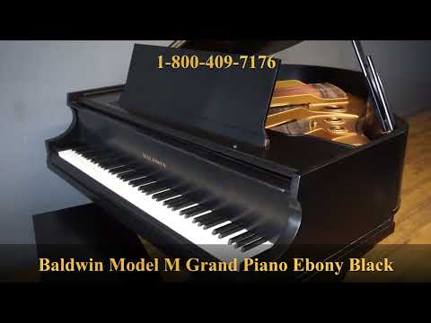 Baldwin Grand Piano Model M Black Free In-Home Delivery/Setup image 9