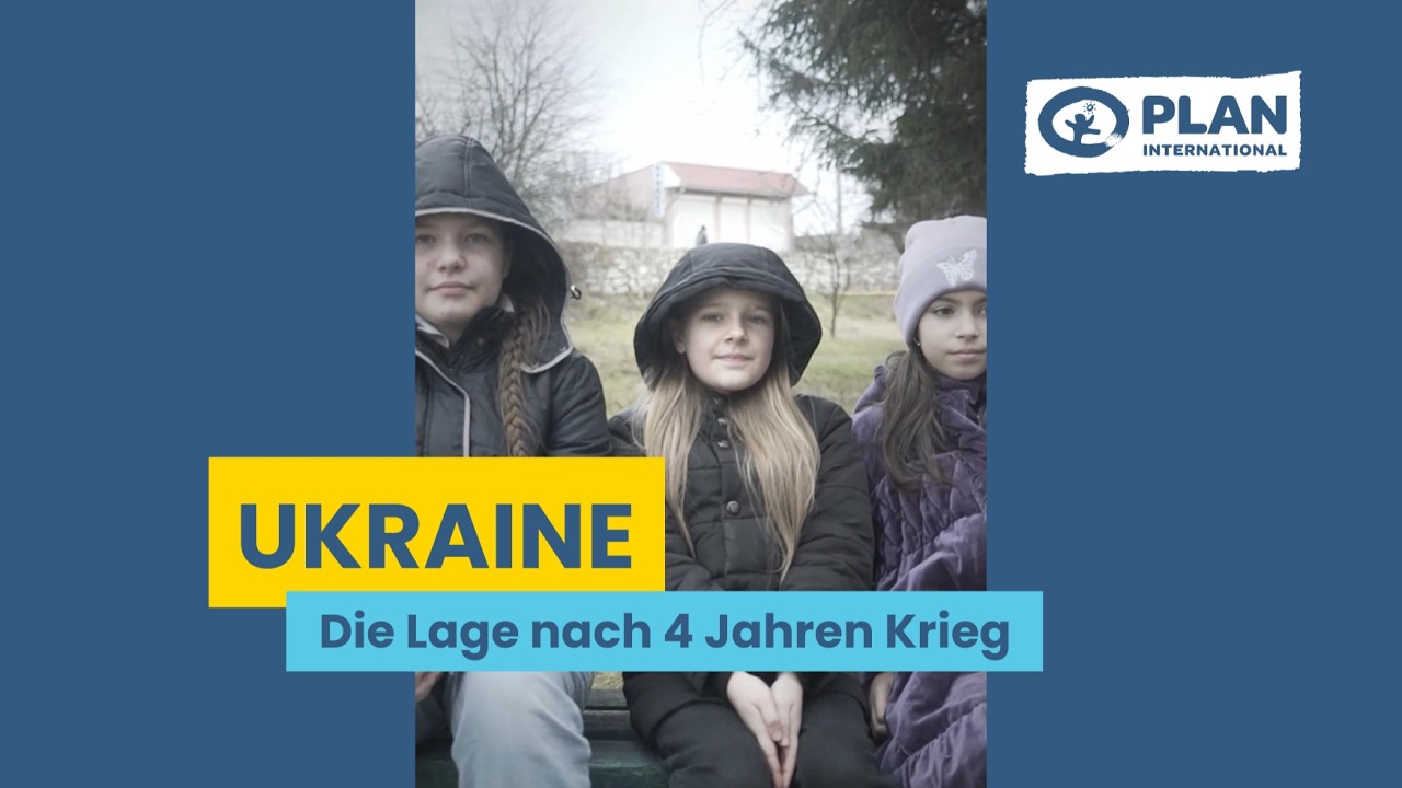 Vier Jahre Krieg in der Ukraine: Hilfe für Kinder | Plan International