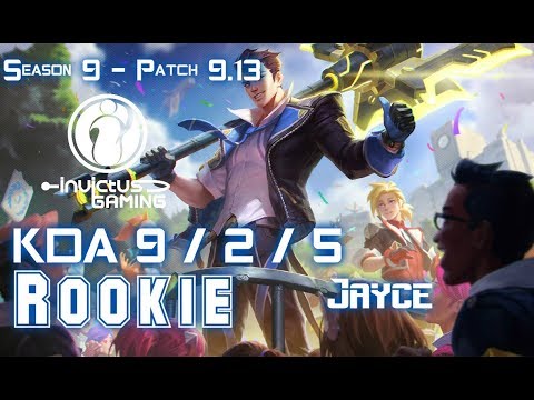 IG Rookie JAYCE vs TWISTED FATE Mid - Patch 9.13 KR Ranked