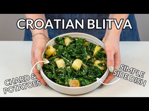 Croatian Blitva: Swiss Chard & Potatoes (Simple Side Dish!)