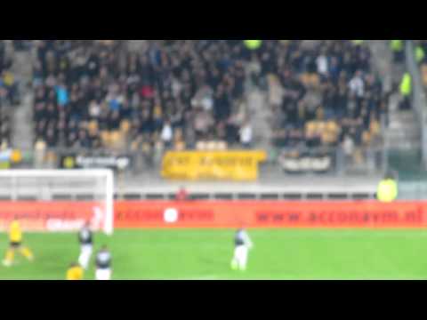 Roda JC Kerkrade - VVV Venlo 3-1, doelpunt Sanharib Malki / penalty/ strafschop 09-03-2012
