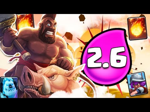 HOG 2.6 PUSH LADDER +6000 CLASH ROYALE LEVEL 12