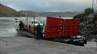preview picture of video 'Ferry from the Isle of Skye to Glenelg, Lochalsh, Highland Region, Scotland'