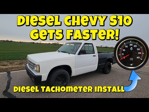 S5 E46. IT'S FASTER!.. Diesel tachometer install helped make the Diesel powered S10 FASTER!