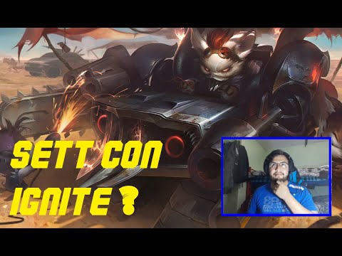 🔥 RUMBLE VS SETT CON IGNITE? 🔥 #05 COMO HACER SUFRIR A UN TOP LANER? LLEVA IGNITE XD