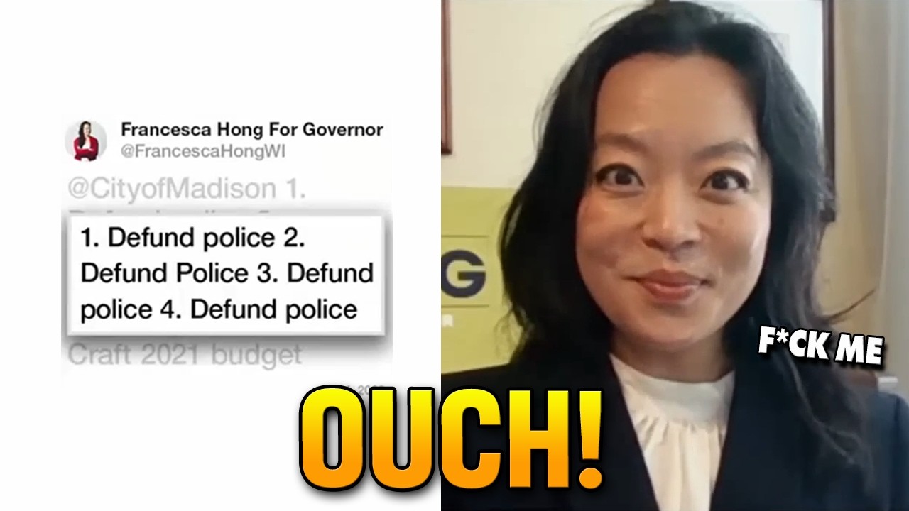 Wisconsin Democrat socialist VISIBLY FRUSTRATED as she's confronted with past RADICAL posts