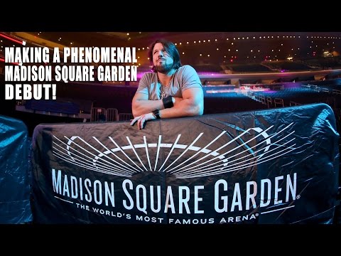 Follow AJ Styles on his first night in Madison Square Garden