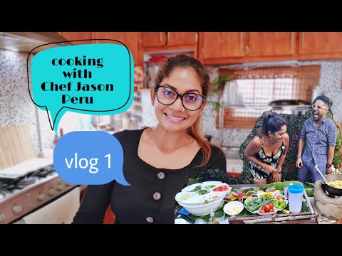 Cooking with Chef Jason Peru Vlog 1|| Outdoor Cookout || Deepa Yankarran